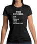 Work Experience Womens T-Shirt