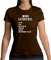 Work Experience Womens T-Shirt