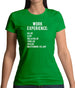 Work Experience Womens T-Shirt