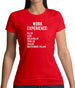 Work Experience Womens T-Shirt