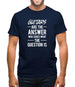 Guitars Is The Answer Mens T-Shirt
