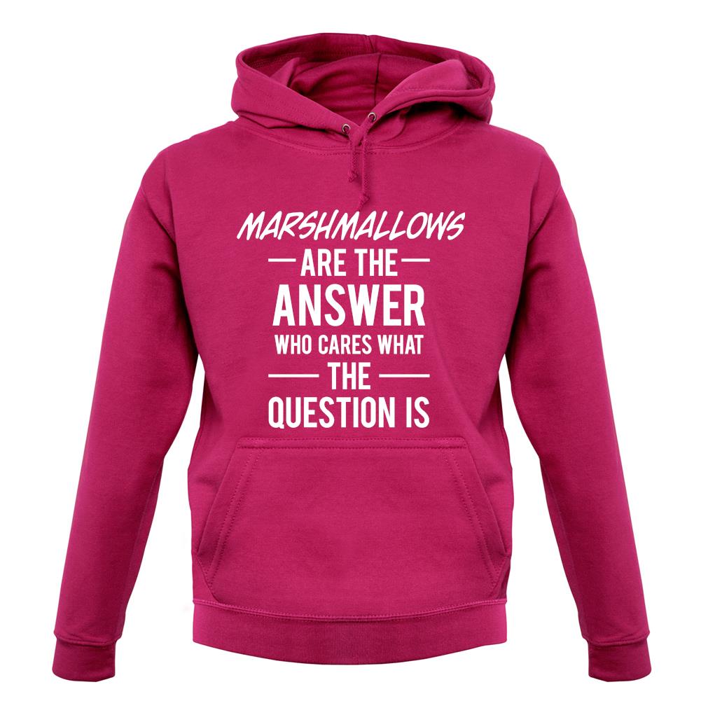 Marshmallow Are The Answer unisex hoodie