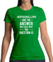 Marshmallow Are The Answer Womens T-Shirt