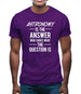 Astronomy Is The Answer Mens T-Shirt