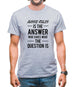 Aussie Rules Is The Answer Mens T-Shirt