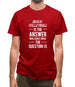 Beach Volleyball Is The Answer Mens T-Shirt
