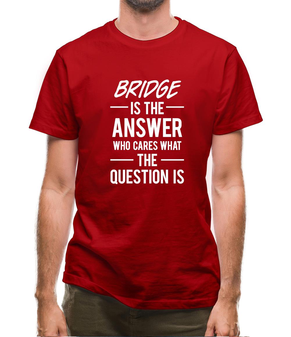 Bridge Is The Answer Mens T-Shirt
