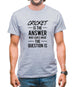 Cricket Is The Answer Mens T-Shirt