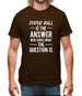 Dodge Ball Is The Answer Mens T-Shirt