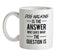 Dog Walking Is The Answer Ceramic Mug