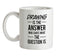 Drawing Is The Answer Ceramic Mug