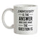Embroidery Is The Answer Ceramic Mug