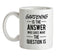 Gardening Is The Answer Ceramic Mug