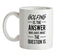 Golfing Is The Answer Ceramic Mug