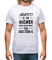 Graffiti Is The Answer Mens T-Shirt