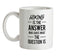 HIKING Is The Answer Ceramic Mug