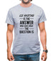 Ice Skating Is The Answer Mens T-Shirt