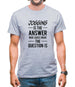 Jogging Is The Answer Mens T-Shirt