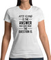 Kite Flying Is The Answer Womens T-Shirt