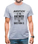 Marathon Is The Answer Mens T-Shirt