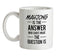 Mahjong Is The Answer Ceramic Mug