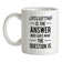 Crocheting Is The Answer Ceramic Mug