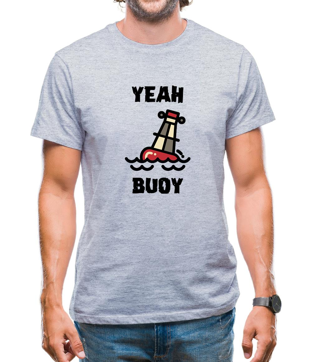 Yeah Buoy Cartoon Mens T-Shirt