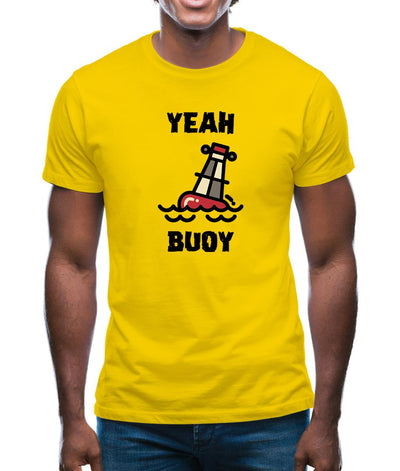 Yeah Buoy Cartoon Mens T-Shirt
