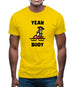 Yeah Buoy Cartoon Mens T-Shirt