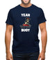 Yeah Buoy Cartoon Mens T-Shirt