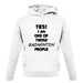 Yes! I Am One Of Those Badminton People unisex hoodie