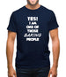 Yes! I Am One Of Those Baking People Mens T-Shirt