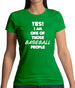 Yes! I Am One Of Those Baseball People Womens T-Shirt