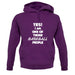 Yes! I Am One Of Those Baseball People unisex hoodie