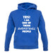 Yes! I Am One Of Those Basketball People unisex hoodie