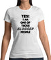 Yes! I Am One Of Those Blogger People Womens T-Shirt