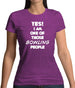 Yes! I Am One Of Those Bowling People Womens T-Shirt