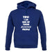 Yes! I Am One Of Those Boxing People unisex hoodie