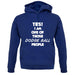 Yes! I Am One Of Those Dodge Ball People unisex hoodie