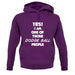 Yes! I Am One Of Those Dodge Ball People unisex hoodie