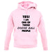 Yes! I Am One Of Those Dodge Ball People unisex hoodie