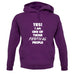 Yes! I Am One Of Those Festival People unisex hoodie