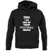 Yes! I Am One Of Those Football People unisex hoodie