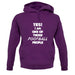 Yes! I Am One Of Those Football People unisex hoodie