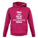 Yes! I Am One Of Those Kickboxing People unisex hoodie