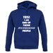 Yes! I Am One Of Those Kickboxing People unisex hoodie