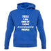 Yes! I Am One Of Those Kickboxing People unisex hoodie