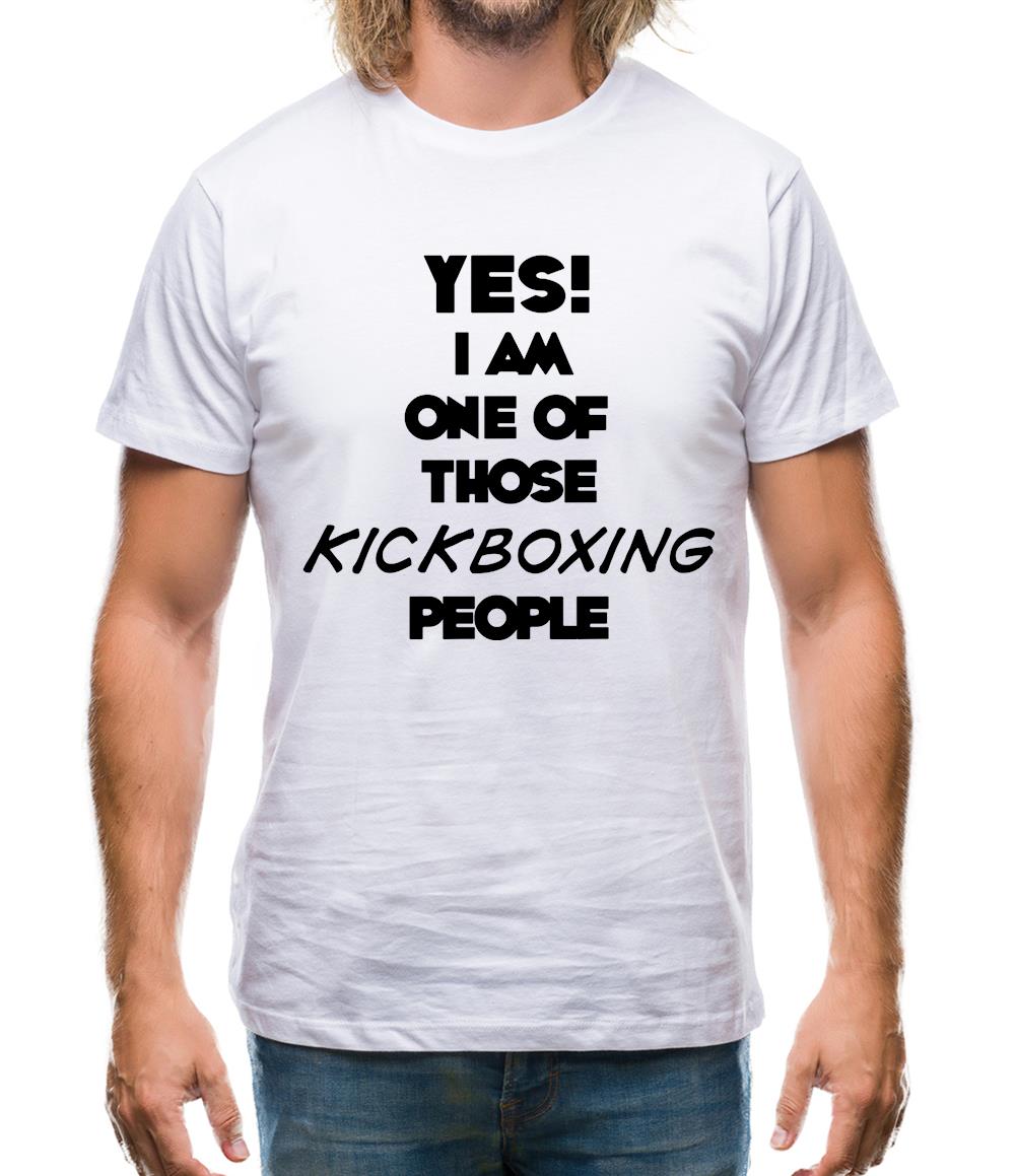 Yes! I Am One Of Those Kickboxing People Mens T-Shirt
