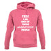 Yes! I Am One Of Those Marathon People unisex hoodie