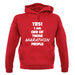 Yes! I Am One Of Those Marathon People unisex hoodie